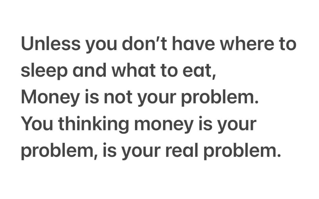 כסף אינו הבעיה
